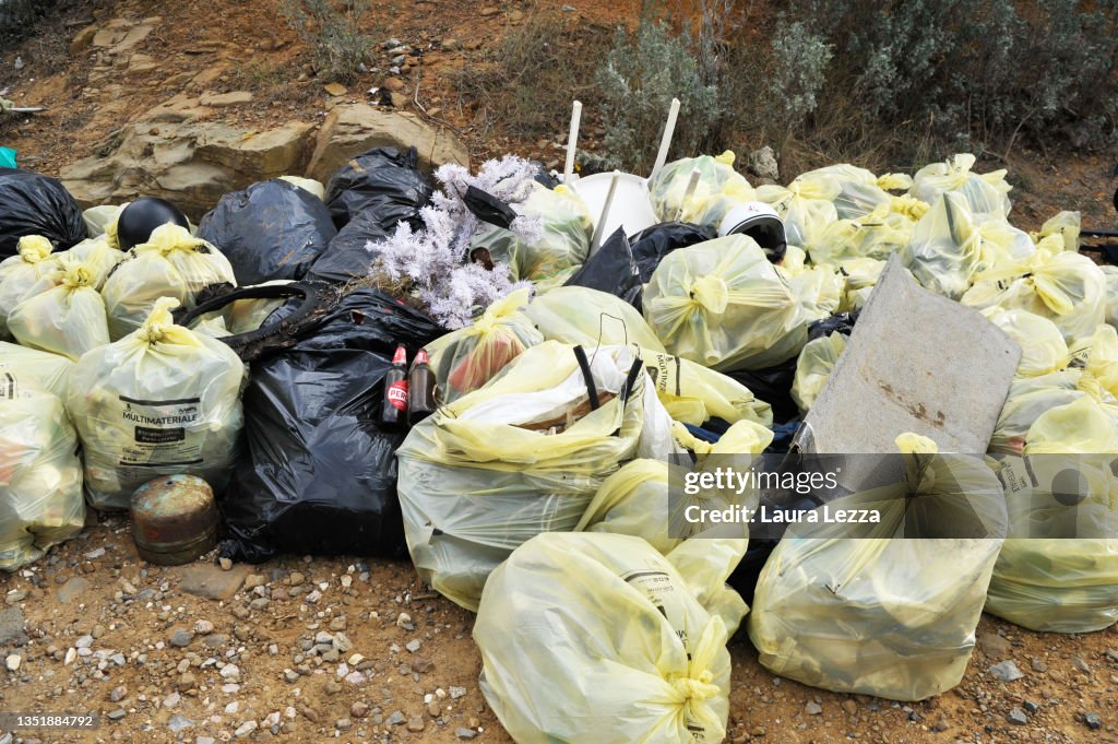 Volunteers Collect Plastic And Waste In Livorno