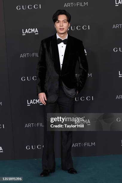 Lee Min-ho attends the 2021 LACMA Art + Film Gala presented by Gucci at Los Angeles County Museum of Art on November 06, 2021 in Los Angeles,...