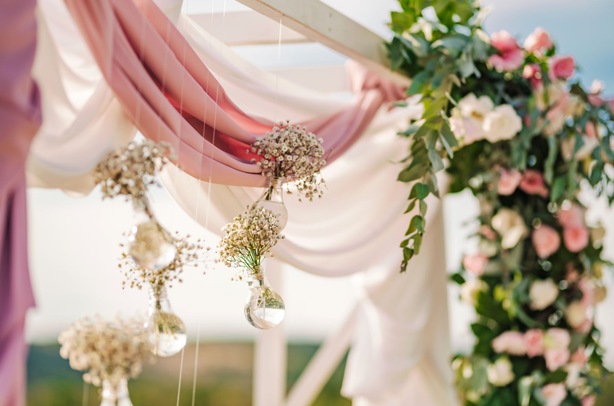 spring wedding decor