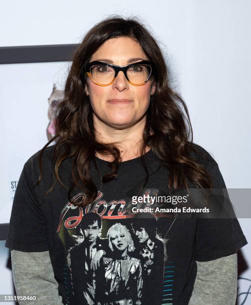 Comedian Rebecca Corry attends the Stand Up For Pits Hollywood fundraiser event at The Hollywood Improv on November 07, 2021 in Los Angeles,...