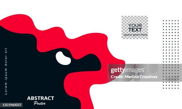 social media post banner with image space - social post layout stock illustrations