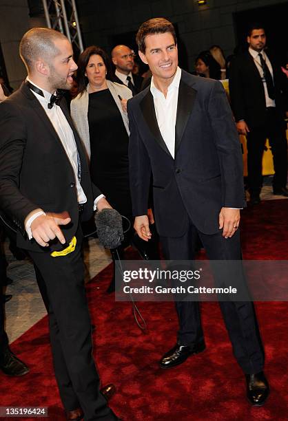 Actor Tom Cruise attends the "Mission: Impossible - Ghost Protocol" Premiere during day one of the 8th Annual Dubai International Film Festival held...