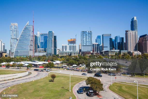 General view of atmosphere during the Austin FOOD & WINE Festival at Auditorium Shores on November 07, 2021 in Austin, Texas.