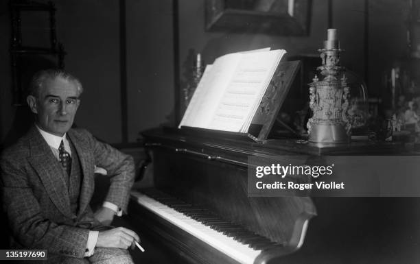 Maurice Ravel , French composer, circa 1925.