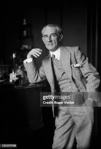 Maurice Ravel , French composer, circa 1925.