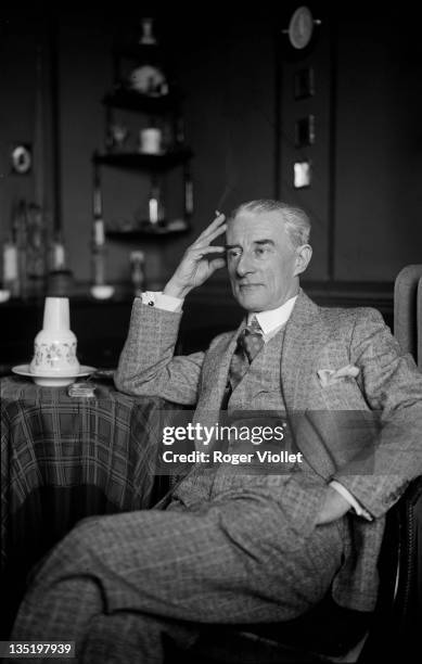 Maurice Ravel , French composer, circa 1925.