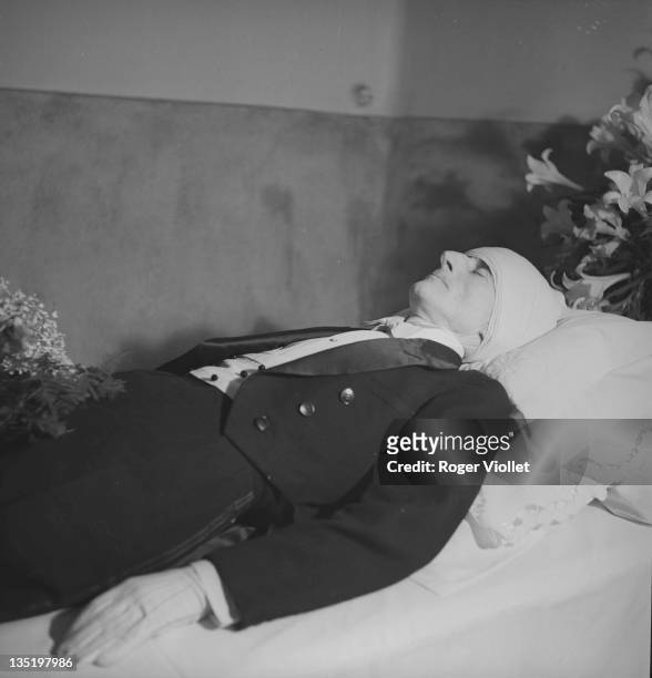 The body of Maurice Ravel , French composer, December 1937.