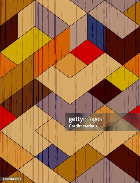 seamless wood textured parquet pattern - wainscoting background stock illustrations