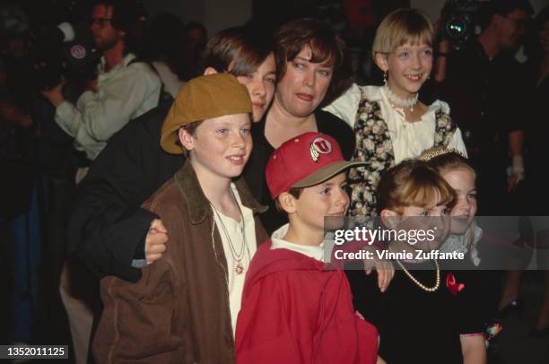 American child actor Miles Feulner, American actor Edward Furlong, American actress Kathy Bates, American child actor TJ Lowther, American child...