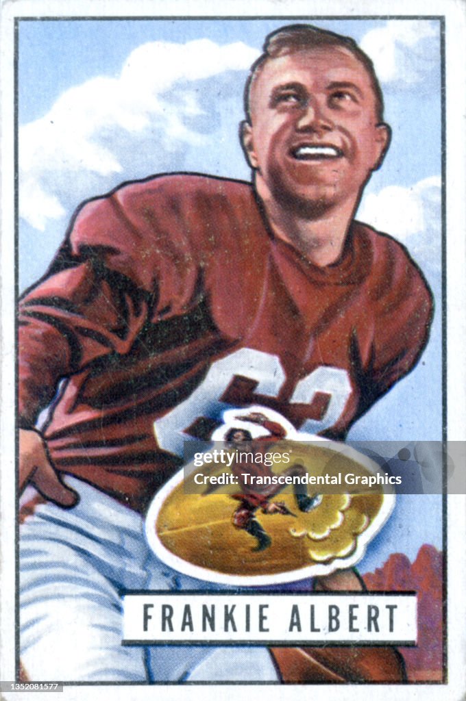 Football Card Of Frankie Albert