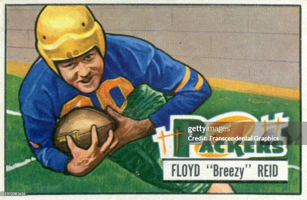 Football Card Of Breezy Reid