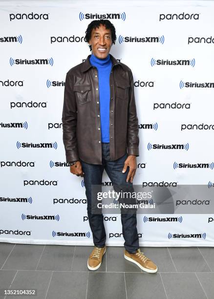 SiriusXM Town Hall with Scottie Pippen on November 08, 2021 in New York City.