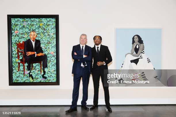 Tony Ressler and Quavo attends the 10th Annual LACMA ART+FILM GALA honoring Amy Sherald, Kehinde Wiley, and Steven Spielberg presented by Gucci at...