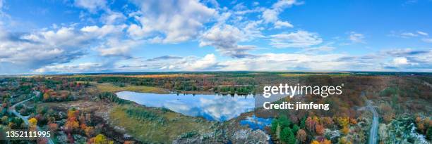 muskoka torrance barrens dark-sky preserve and highland pond, gravenhurst, canada - ontario canada stock pictures, royalty-free photos & images