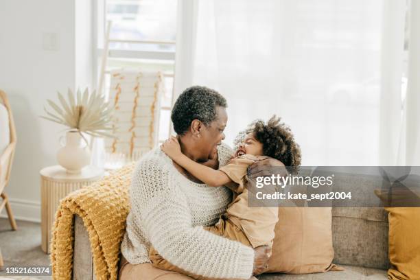 grandmother's love - legacy stockfoto's en -beelden