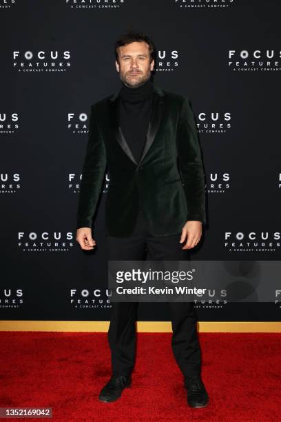 Clive Standen attends the premiere of Focus Features' "Belfast" at Academy Museum of Motion Pictures on November 08, 2021 in Los Angeles, California.