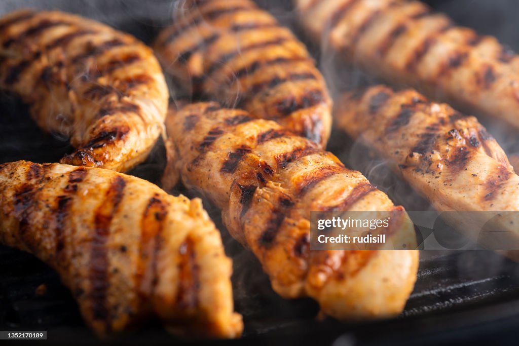Grilling Chicken Tenders