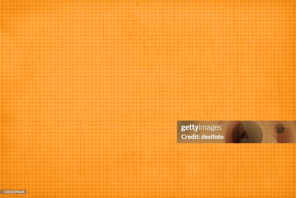 Light golden brown or peach gradient coloured textured effect horizontal grunge waffle like halftone pattern old vector backgrounds with an all over pattern of narrow subtle checkered lines