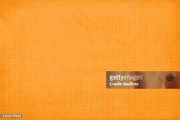 light golden brown or peach gradient coloured textured effect horizontal grunge waffle like halftone pattern old vector backgrounds with an all over pattern of narrow subtle checkered lines - waffle stock illustrations