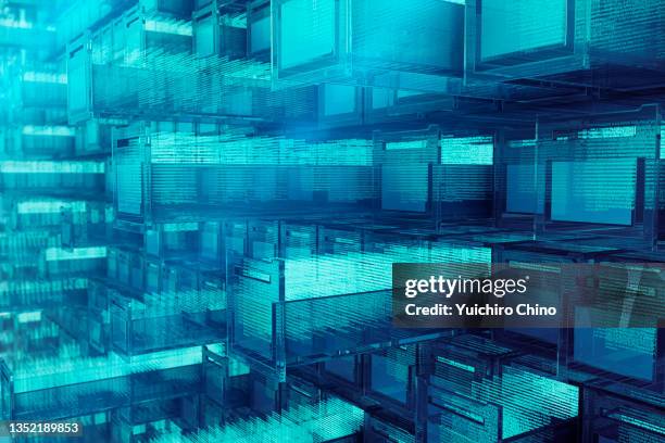 big data storage - archivos fotografías e imágenes de stock