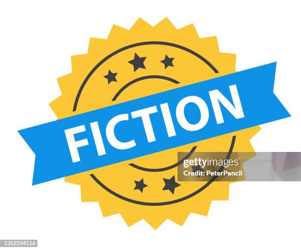 fiction - stamp, imprint, seal template. grunge effect. vector stock illustration - condom stock illustrations