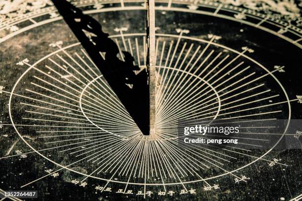 sundials - ancient sundials stock pictures, royalty-free photos & images
