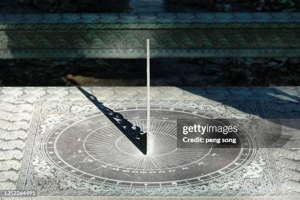 sundials - ancient sundials stock pictures, royalty-free photos & images