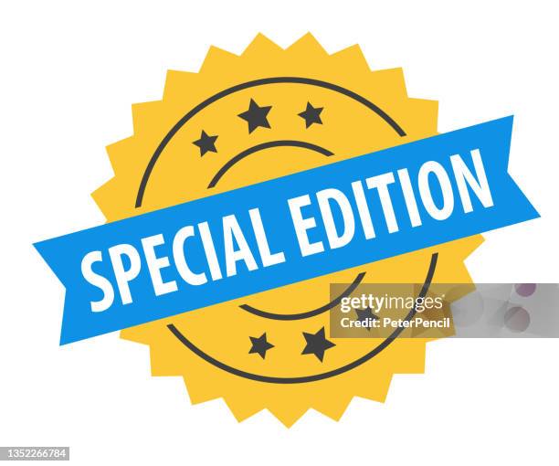 special edition - stamp, imprint, seal template. grunge effect. vector stock illustration - limited edition stock illustrations