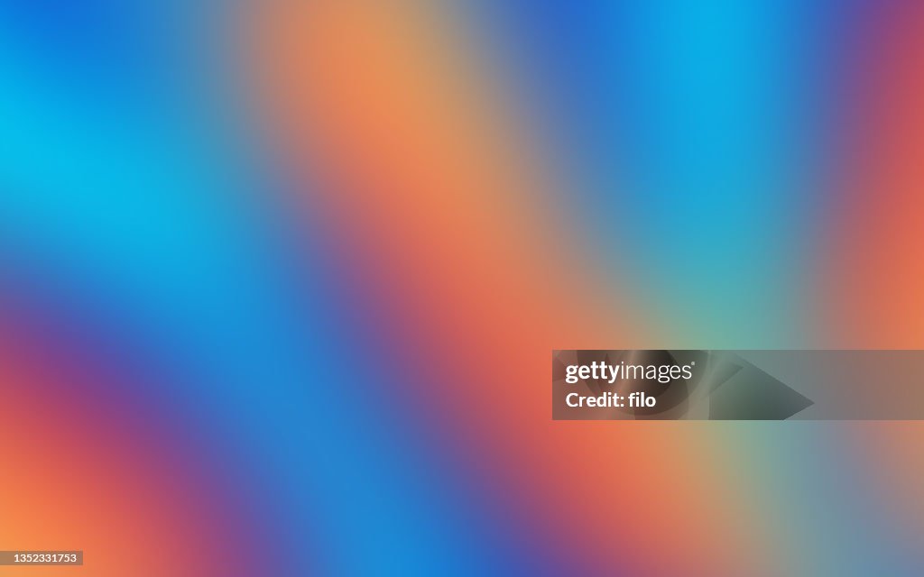 Sunset Gradient Blur Blend Background Abstract