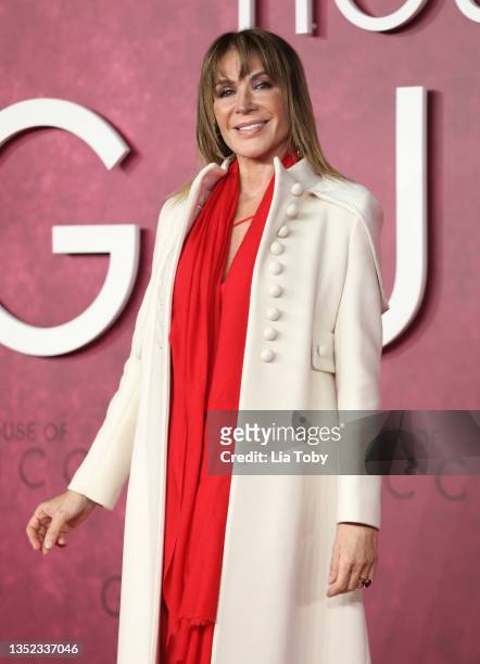 Producer Giannina Facio attends the UK Premiere Of "House of Gucci" at the Odeon Luxe Leicester Square on November 09, 2021 in London, England.