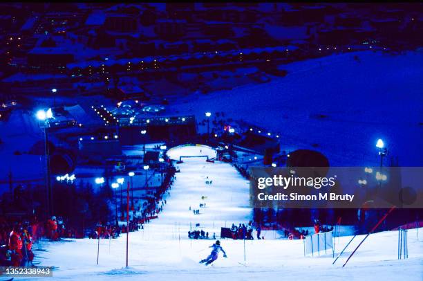 Women's Slalom at the World Ski Championship on February 15, 1997 in Sestriere, Italy.