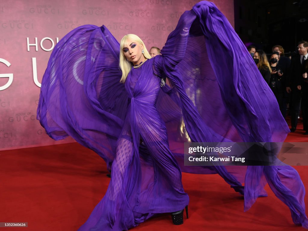 "House of Gucci" UK Premiere - Red Carpet Arrivals