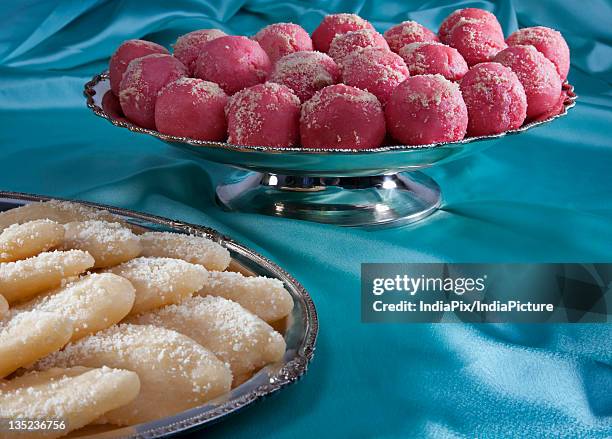 sweets - mithai stock pictures, royalty-free photos & images