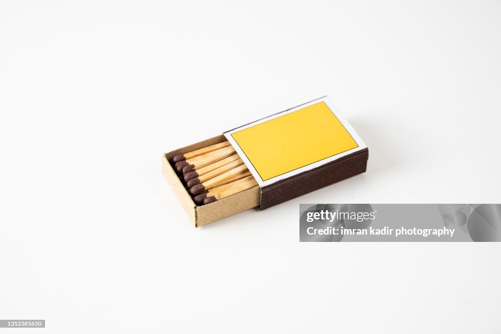 Matchstick on close up shoot