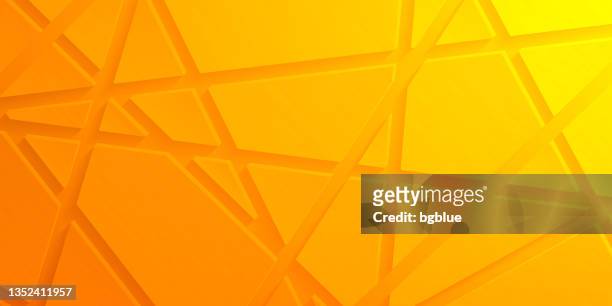 ilustraciones, imágenes clip art, dibujos animados e iconos de stock de fondo naranja abstracto - textura geométrica - alambre
