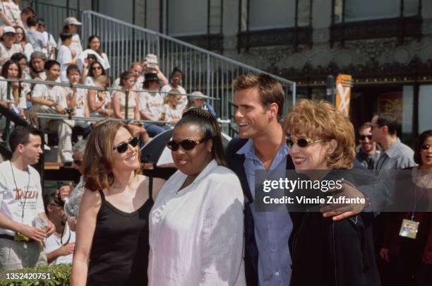 American television personality Meredith Vieira, American television personality Star Jones, Canadian-American actor Cameron Mathison, and American...