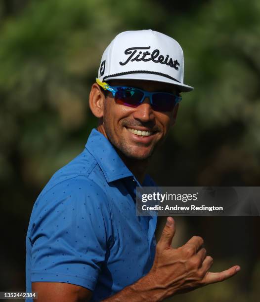 Rafa Cabrera-Bello of Spain in action during the Pro Am event prior to the start of The AVIV Dubai Championship at Fire Course, Jumeirah Golf Estates...