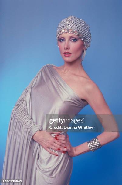 Actress Morgan Fairchild poses for a portrait circa 1984 in New York City.