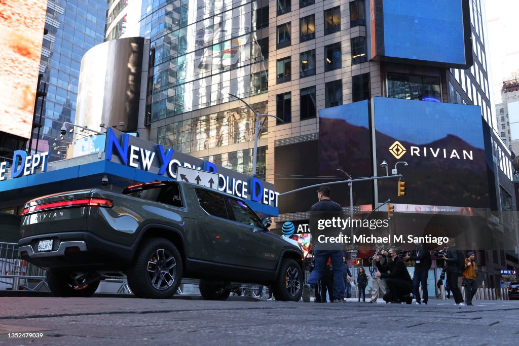 Electric Truck Maker Rivian Debuts On The Nasdaq Exchange