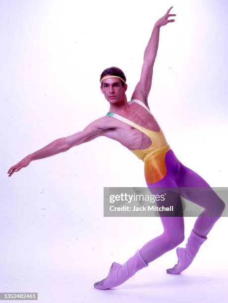 Portrait of San Francisco Ballet dancer Jim Sohn, New York, New York, July 1978.