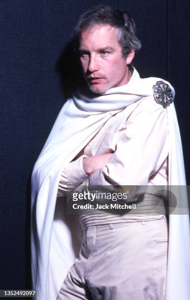 Portrait of actor Richard Dreyfuss in a BAM Theater Company production of 'Julius Caesar,' New York, New York, March 1978.