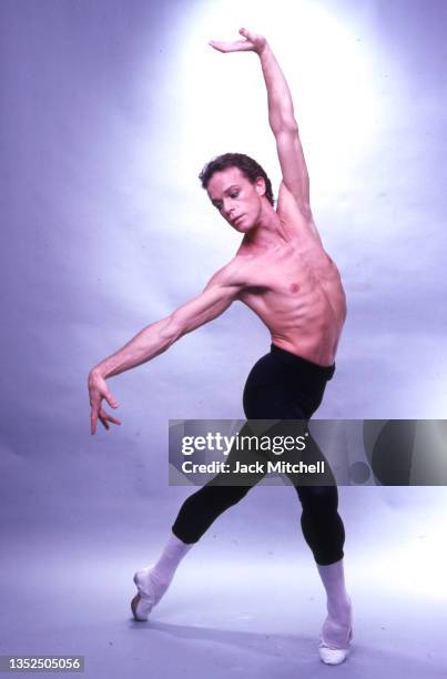 Portrait of Royal Ballet dancer Anthony Dowell, New York, New York, November 1978.