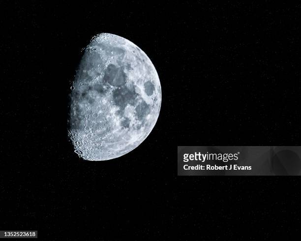 moon - waxing stock pictures, royalty-free photos & images