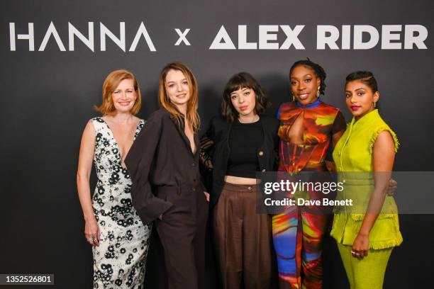 Mireille Enos, Esme Creed-Miles, Marli Siu, Ronke Adekoluejo and Charithra Chandran attend a special screening of episodes from "Hanna" Season 3 and...