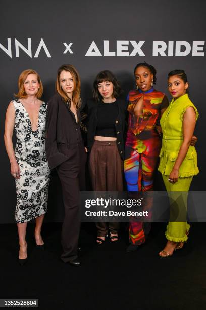Mireille Enos, Esme Creed-Miles, Marli Siu, Ronke Adekoluejo and Charithra Chandran attend a special screening of episodes from "Hanna" Season 3 and...
