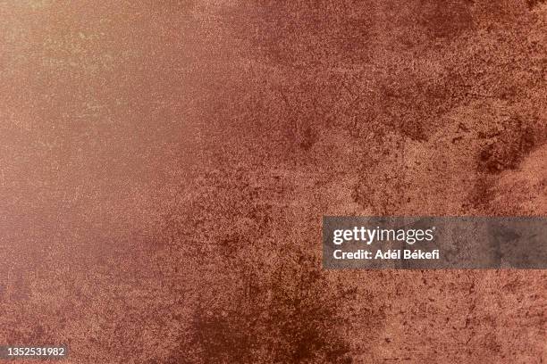 rose gold textile background - or rose photos et images de collection