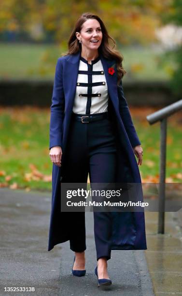 Catherine, Duchess of Cambridge visits the Imperial War Museum to officially open two new galleries, The Second World War Galleries and The Holocaust...