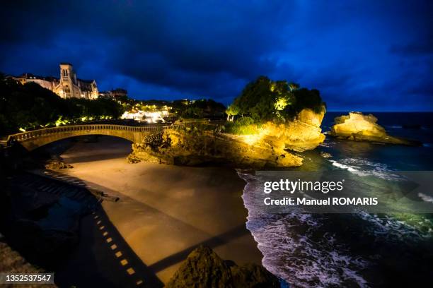 biarritz, basque country, france - フランス領バスク ストックフォトと画像