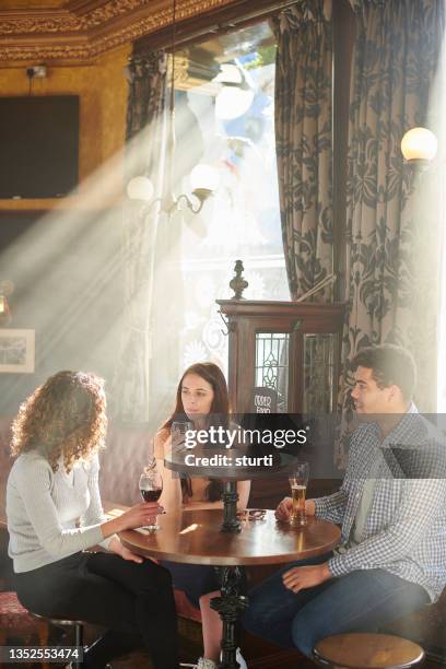 lunchtime pub drink - pub reopening stock pictures, royalty-free photos & images