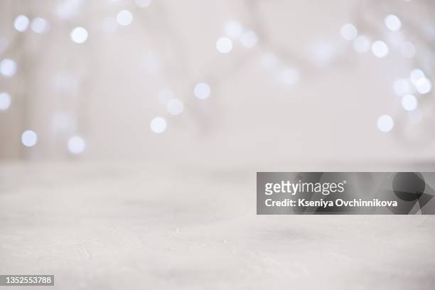 shimmering blur spot lights on abstract background - holiday sparkle stock pictures, royalty-free photos & images